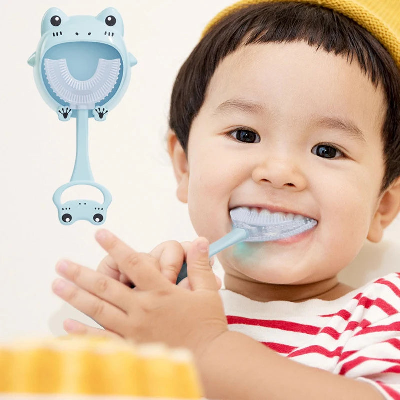Escova de Dental Para Crianças Super Macia Forma de U
