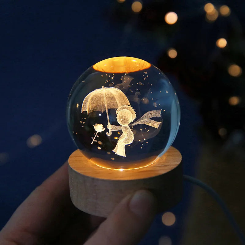 Luminária Cristal Mágico 3D